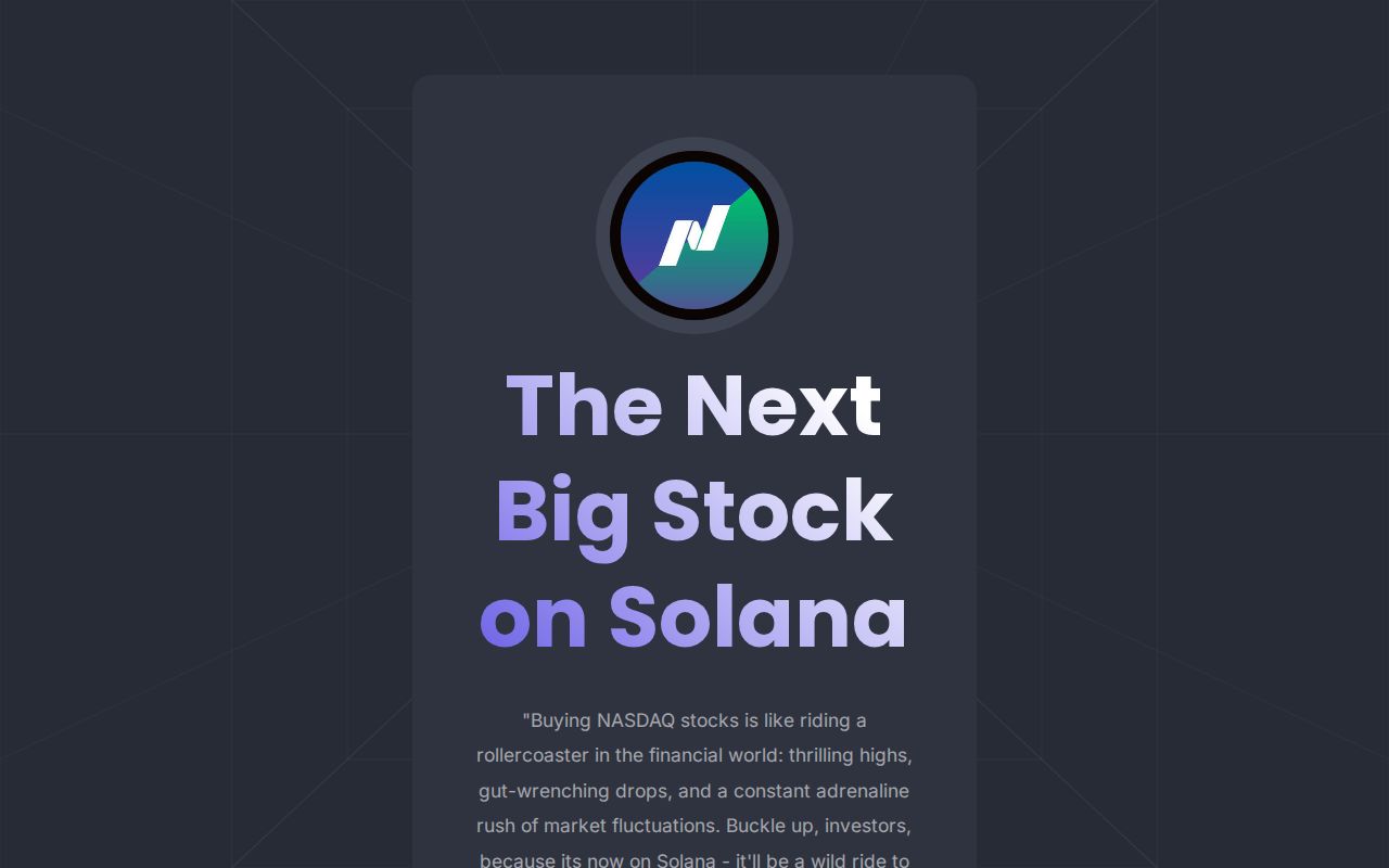 Carrd profile picture for @nasdaq